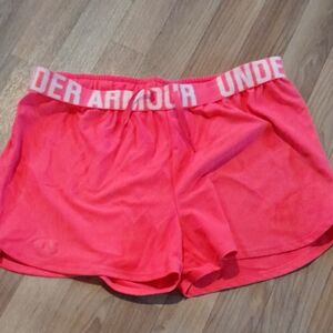 Under Armour Bright Pink Workout Shorts